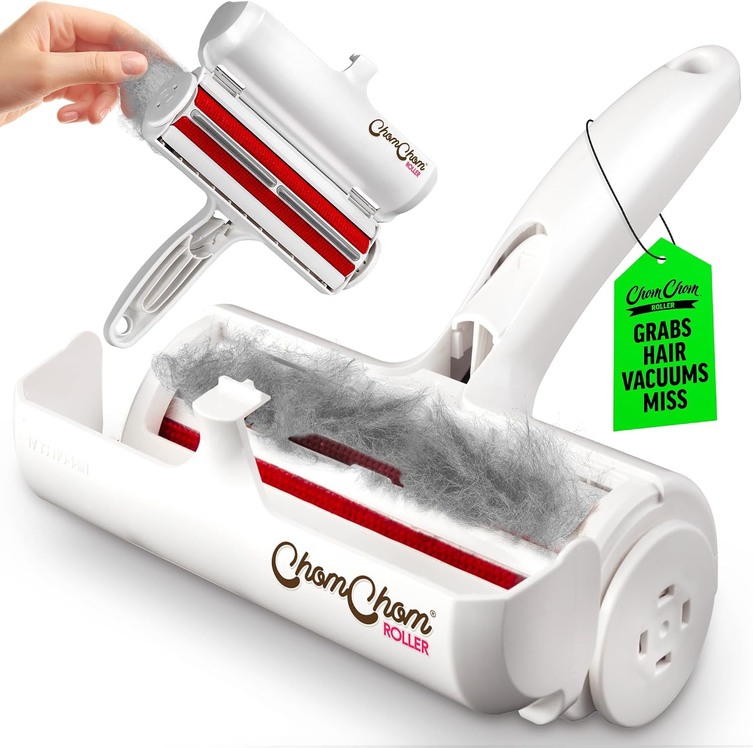 ChomChom Roller Pet Hair Remover with Self-Cleaning Waste Chamber